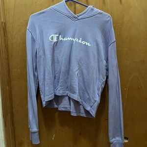 Champion cropped hoodie